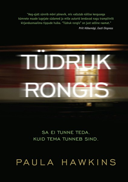 Tüdruk rongis